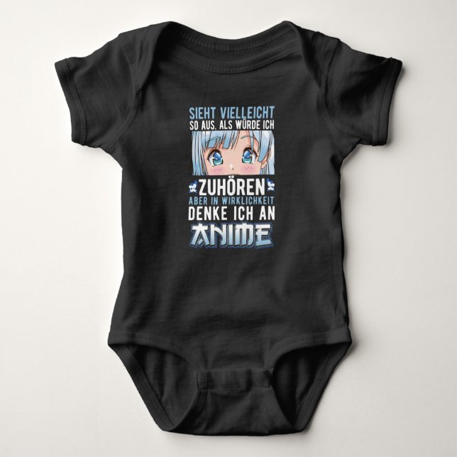 Japan Anime Mädchen Otaku Baby Bodysuit (Front)