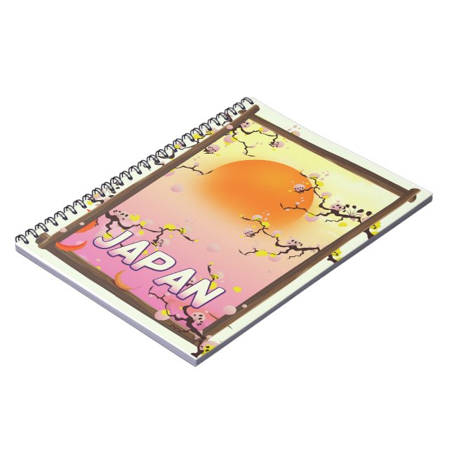 Japan Blossom Garden Notebook (Left Side)