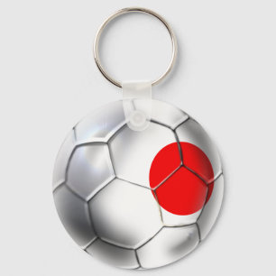 Japan Blue Samurai Soccer Team fans ball Keychain