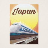 Japan Bullet Train travel poster (Front)
