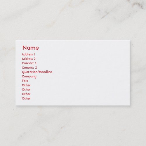 Japan - Business Business Cards