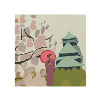 Japan Cherry Blossom Geisha Kimono Japan