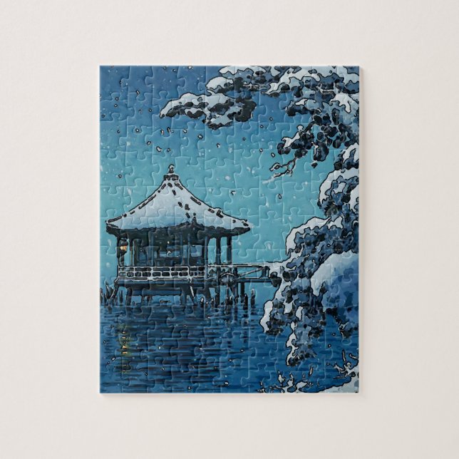 Japan Christmas style Jigsaw Puzzle (Vertical)