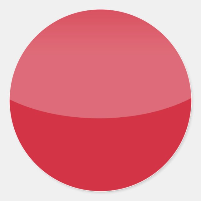 japan classic round sticker (Front)