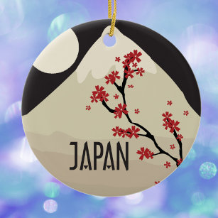 Japan Commemorative Ceramic Ornament