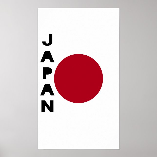 Japan Country Flag Poster (Front)
