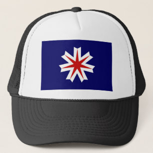 japan country region flag prefecture hokkaido trucker hat