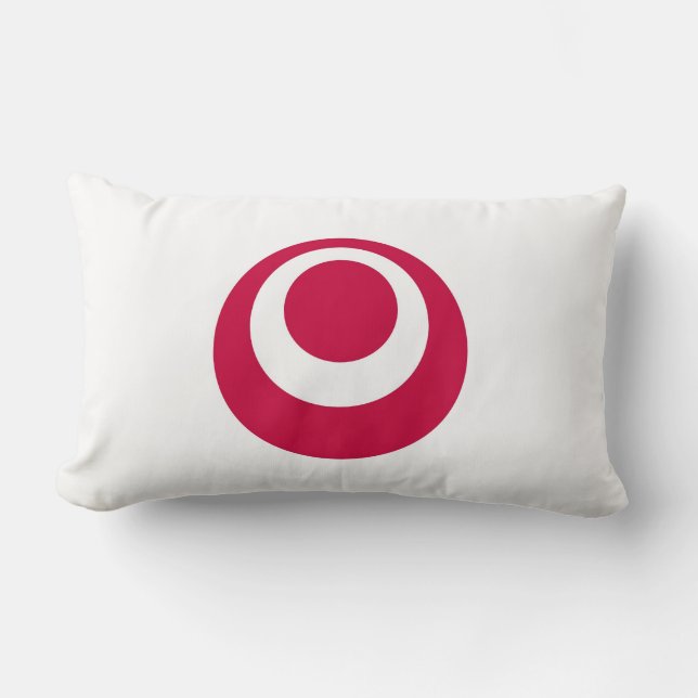 japan country region flag prefecture okinawa lumbar pillow (Front)