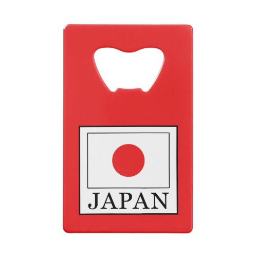 Japan Credit Card Bottle Opener