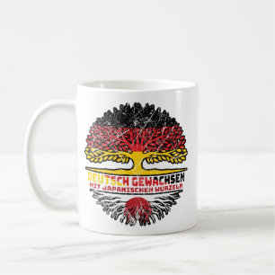 Japan Deutsch Baum Wurzel Coffee Mug