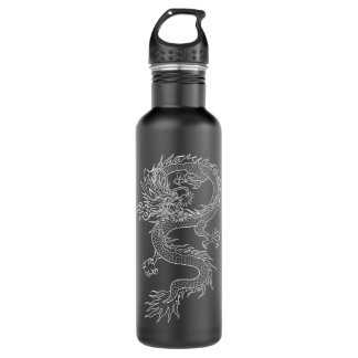 Japan Dragon Tattoo Drawing Traditional Japanese G Stainless Steel Water Bottle