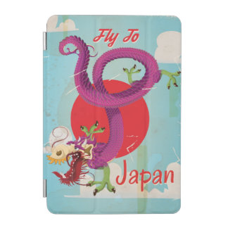 Japan Dragon Vintage Travel Poster iPad Mini Cover
