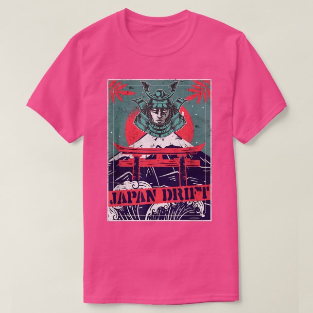 Japan Drift, Japanese Retro Art, car sports garage T-Shirt (Design Front)