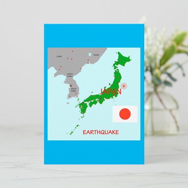 Japan Earthquake Seismic Map Invitation (Creator Uploaded)