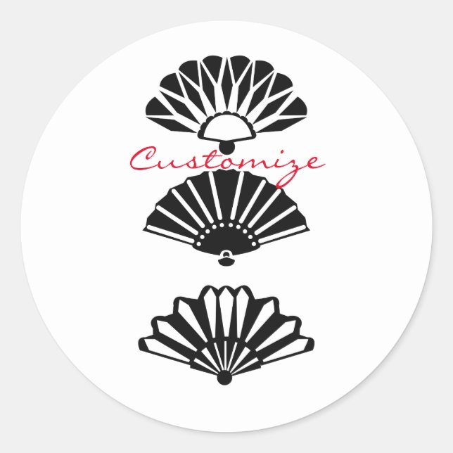 Japan Fans Thunder_Cove Classic Round Sticker (Front)