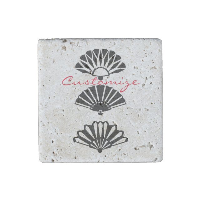 Japan Fans Thunder_Cove Stone Magnet (Front)