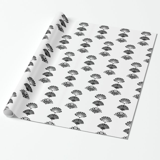 Japan Fans Thunder_Cove Wrapping Paper (Unrolled)