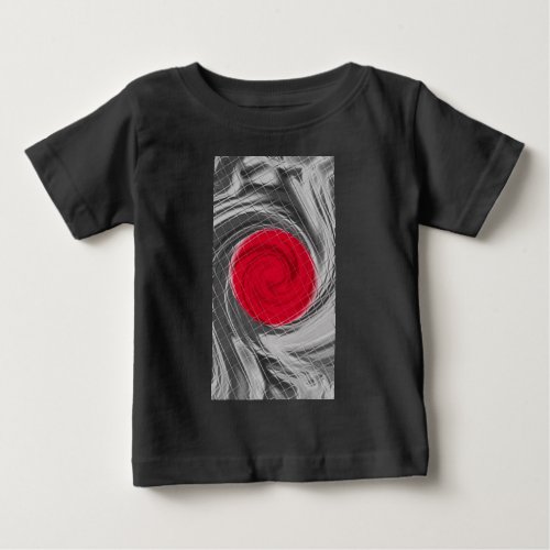 Japan Flag Artwork Baby T_Shirt