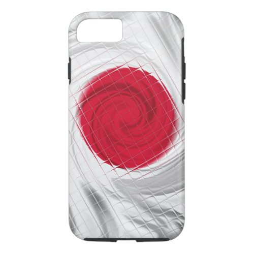 Japan Flag Artwork iPhone 87 Case