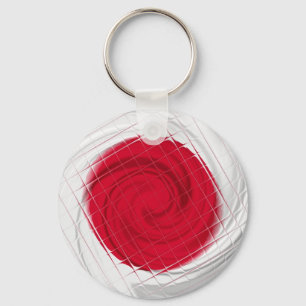 Japan Flag Artwork Keychain