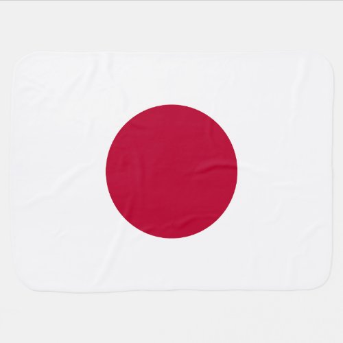 Japan Flag Baby Blanket