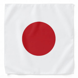 Japan flag bandana