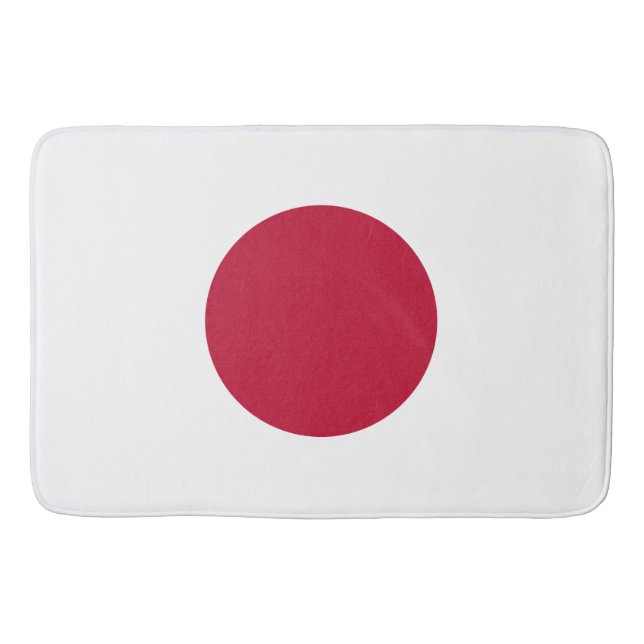 Japan flag bath mat (Front)