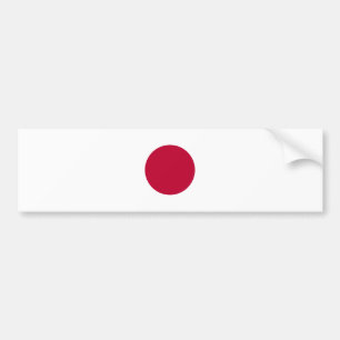 Japan Flag Bumper Sticker