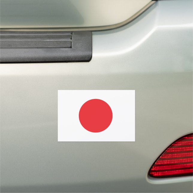 Japan Flag Car Magnet (In Situ)