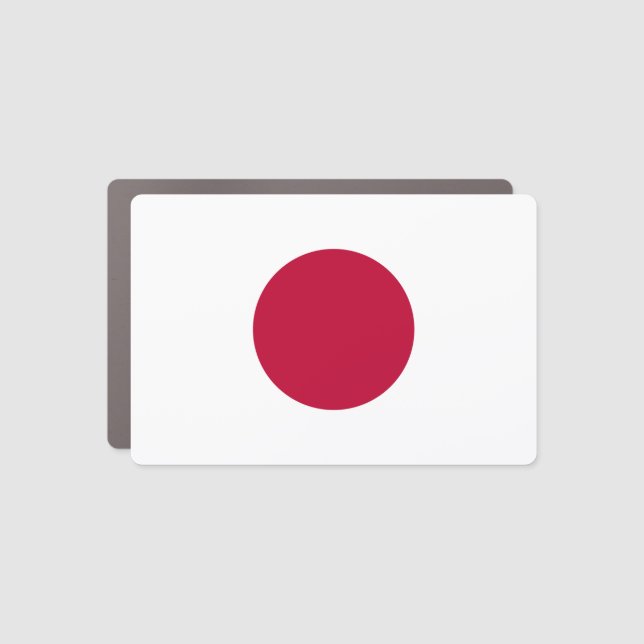 Japan Flag Car Magnet (Front)