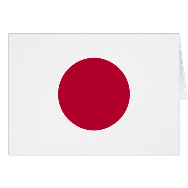 Japan Flag Cards (Front Horizontal)
