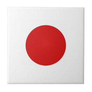 Japan Flag Ceramic Tile