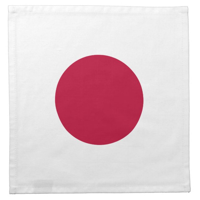 Japan Flag Cloth Napkin (Front)
