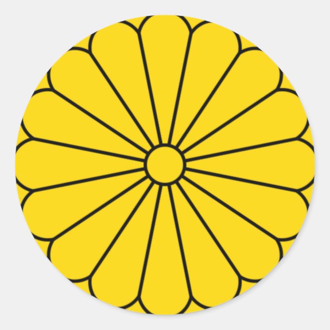 JAPAN FLAG - COAT OF ARMS - IMPERIAL SEAL (Front)