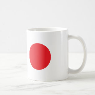 Japan flag coffee mug