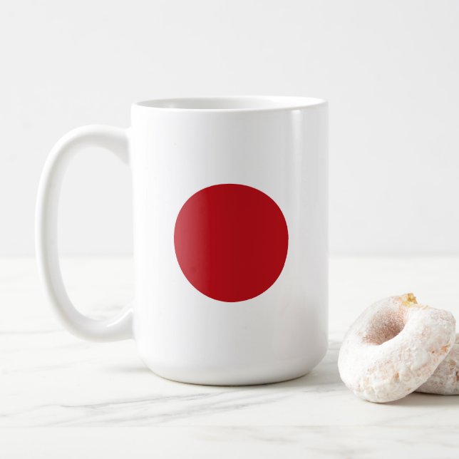 Japan flag coffee mug (With Donut)