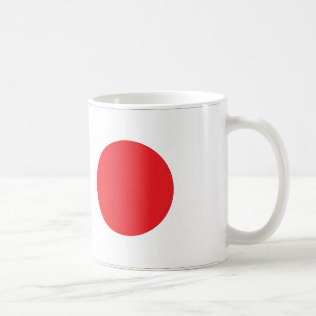 Japan flag coffee mug (Right)