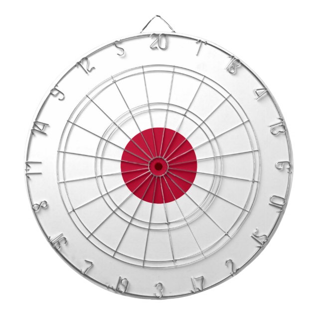 Japan flag dart board (Front)