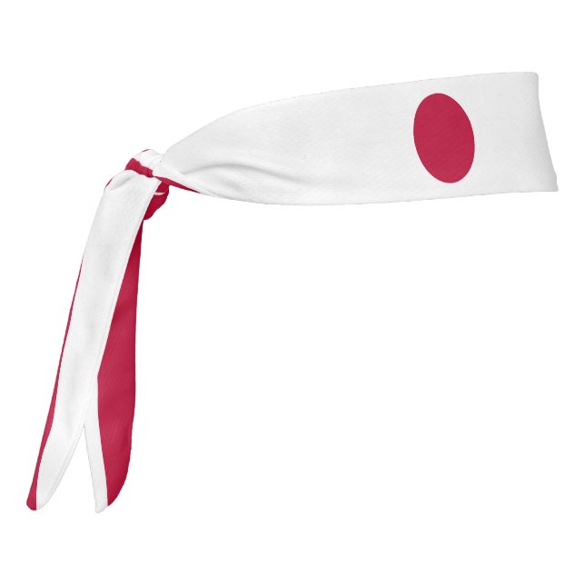 Japan Flag Elegant Patriotic Tie Headband (Rotate 270)