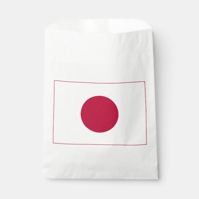 Japan Flag Favor Bag (Front)