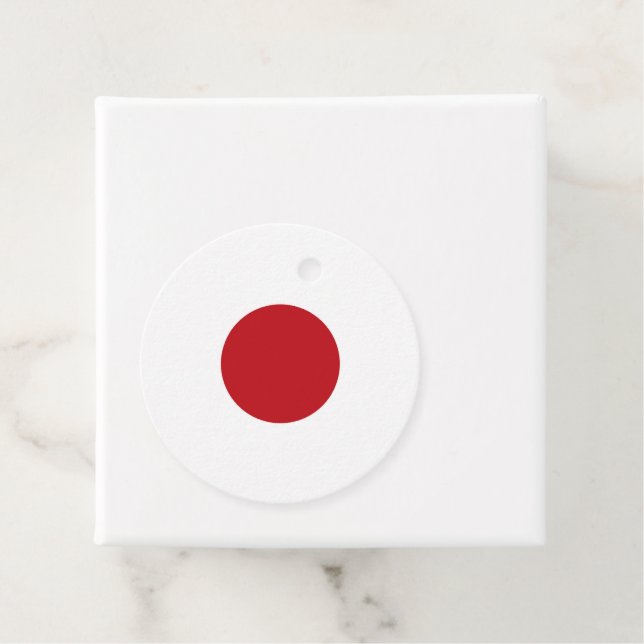 Japan flag favor tags (In Situ)