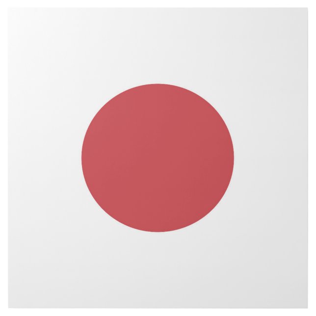 Japan flag gallery wrap (Front)
