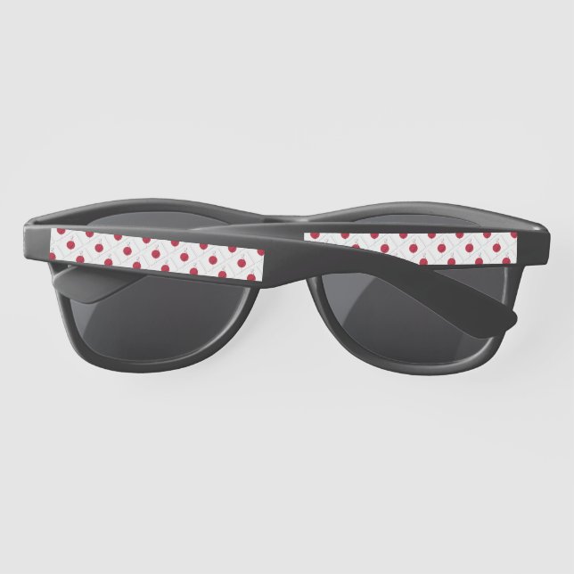 JAPAN FLAG Hinomaru Japanese Nippon Patriotic Sunglasses (Back)