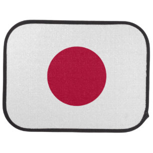Japan Flag: Hinomaru, Nisshōki, Red Rising Sun Car Floor Mat