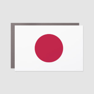 Japan Flag: Hinomaru, Nisshōki, Red Rising Sun Car Magnet