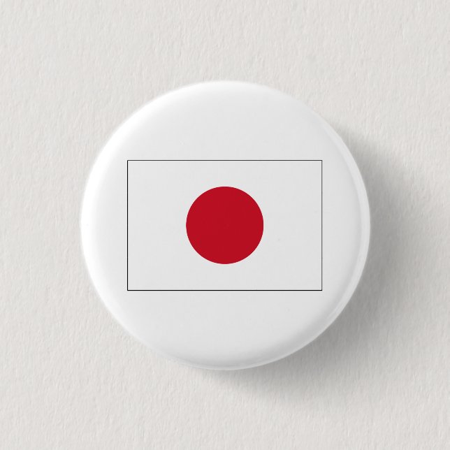 Japan FLAG International Pinback Button (Front)