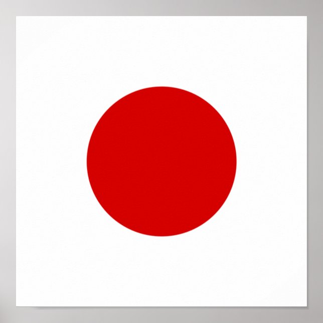 Japan Flag Japanese Country Pride Home Ethnicity Poster (Front)