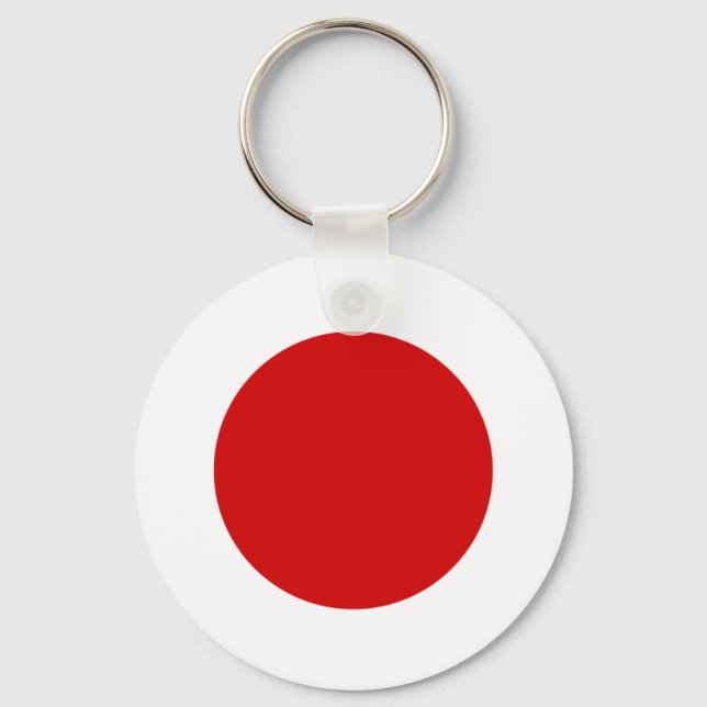 Japan Flag Keychain (Front)