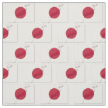 JAPAN Flag Map Outline Fabric