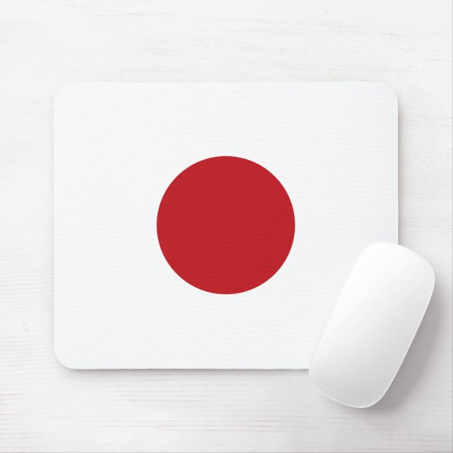 Japan flag mouse pad (With Mouse)